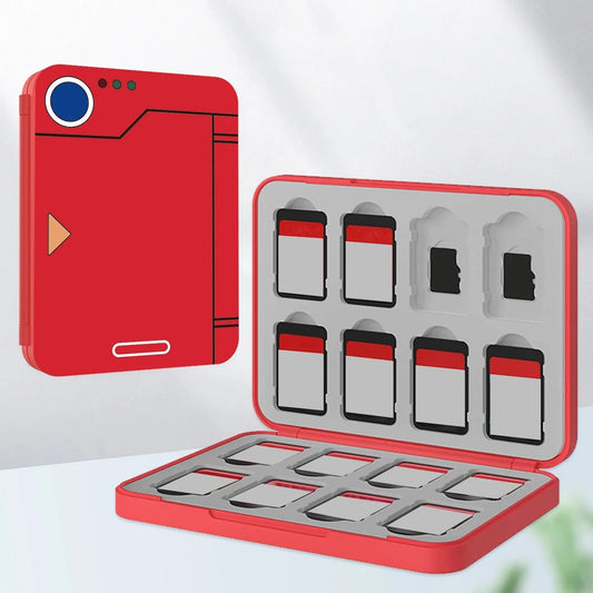 Магнітний кейс для картриджів Nintendo Switch — 16 in 1 (red)