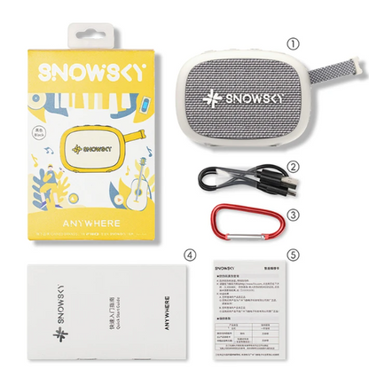 Колонка портативна FiiO SNOWSKY ANYWHERE, Bluetooth 5.4, IPX6