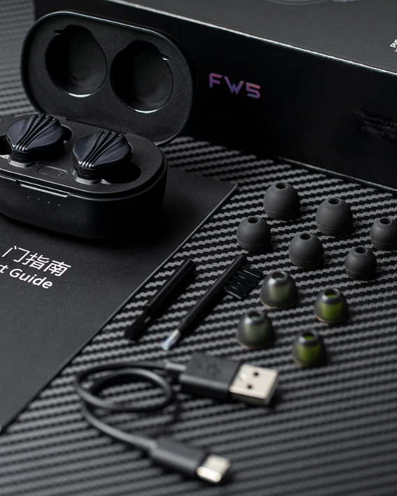 Навушники бездротові FiiO FW5, TWS, BT 5.2, aptX Adaptive, Hi-Fi