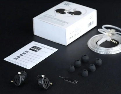 Навушники KZ ZS12 Pro X , 1DD+5BA, 4-позиційний тюнінг, Мікрофон