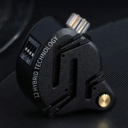 Навушники KZ ZS12 Pro X , 1DD+5BA, 4-позиційний тюнінг, Мікрофон