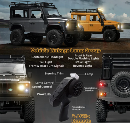 Радіокерований Rock Crawler у кузові Defender | MN99s 1:12 | 4WD