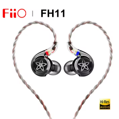 Навушники гібридні дротові FiiO FH11 , 1DD+1BA, 111 дБ, 20–20 000 Гц