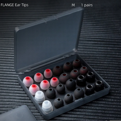 Амбушури FiiO HS19 Ear Tips Pack (12 пар) – змінні силіконові амбушюри для IEM з кейсом