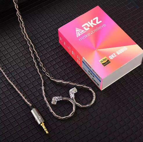 QKZ T1 — оновлювальний кабель для навушників, з роз’ємом 3,5 мм до QDC 0,75 мм