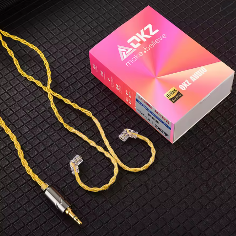 QKZ T1 — оновлювальний кабель для навушників, з роз’ємом 3,5 мм до QDC 0,75 мм