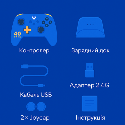 8BitDo Ultimate 3-mode Controller — Rare 40th Anniversary Edition