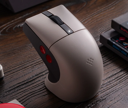 8BitDo Retro R8 – бездротова ігрова миша (N Edition, PAW3395, 4K Polling, Dock)