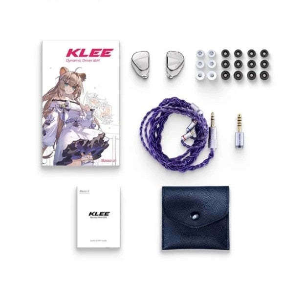 iBasso Jr. KLEE – Hi-Fi IEM навушники з динамічним драйвером 10 мм, 3.5 / 4.4 мм